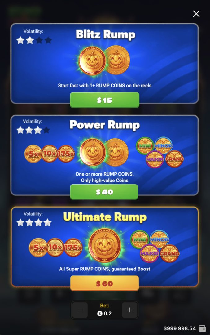 Rump And Halloween app casino bonus demo truffa, offerte Buy Bonus in colonna su smartphone